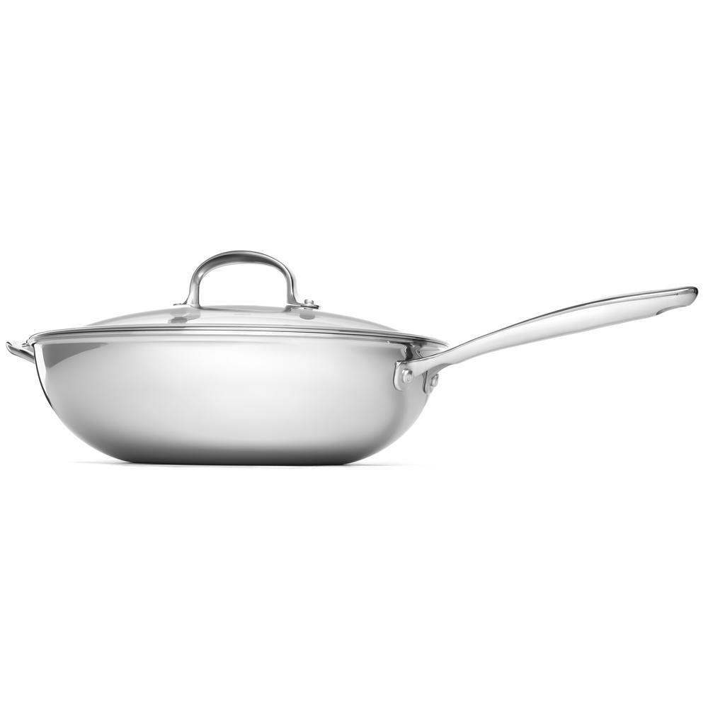 OXO Good Grips 12 in. Stainless Steel Pro Cvd Wok CW000990003 The