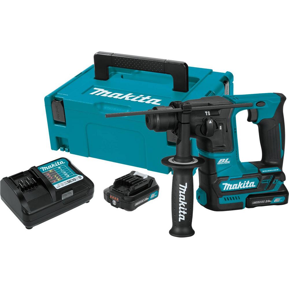 UPC 088381838511 product image for Makita 12-Volt 2.0Ah CXT Lithium-Ion Brushless Cordless 5/8 in. Rotary Hammer Ki | upcitemdb.com