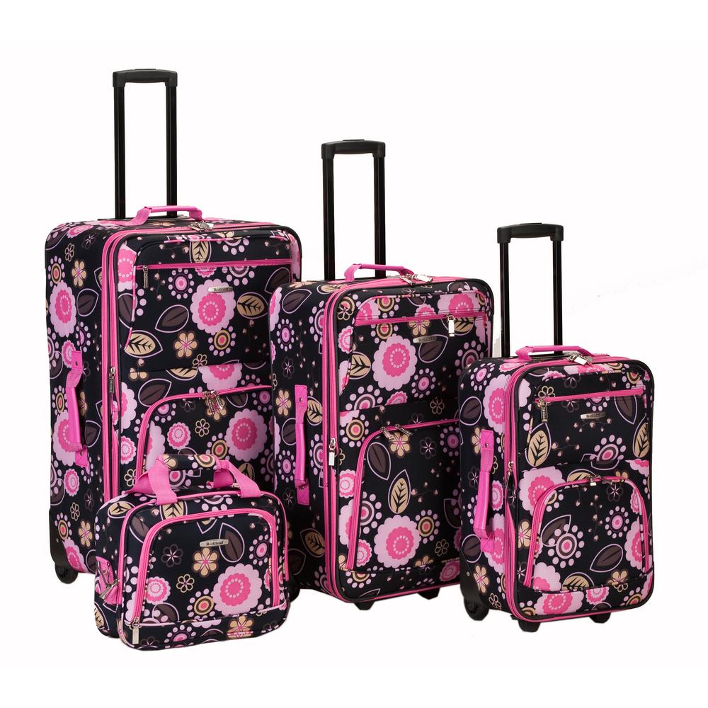 Rockland 4-Piece Luggage Set-F108-PUCCI - The Home Depot