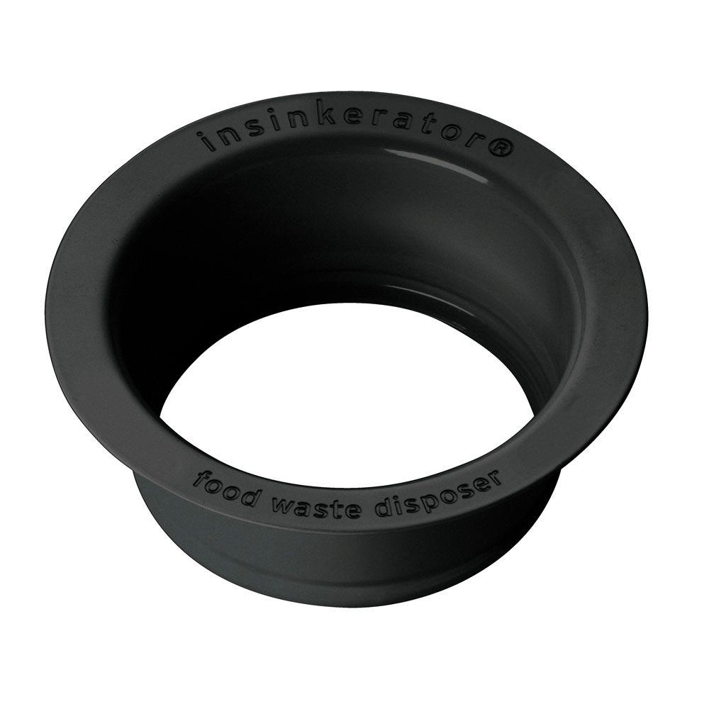 InSinkErator Sink Flange in Matte Black for InSinkErator Garbage