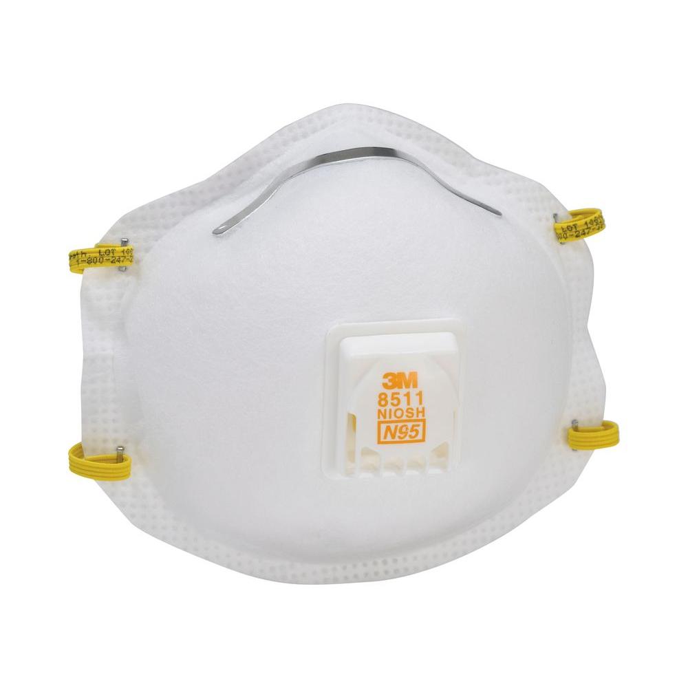 N95 Respirator Masks Safety Equipment The Home Depot