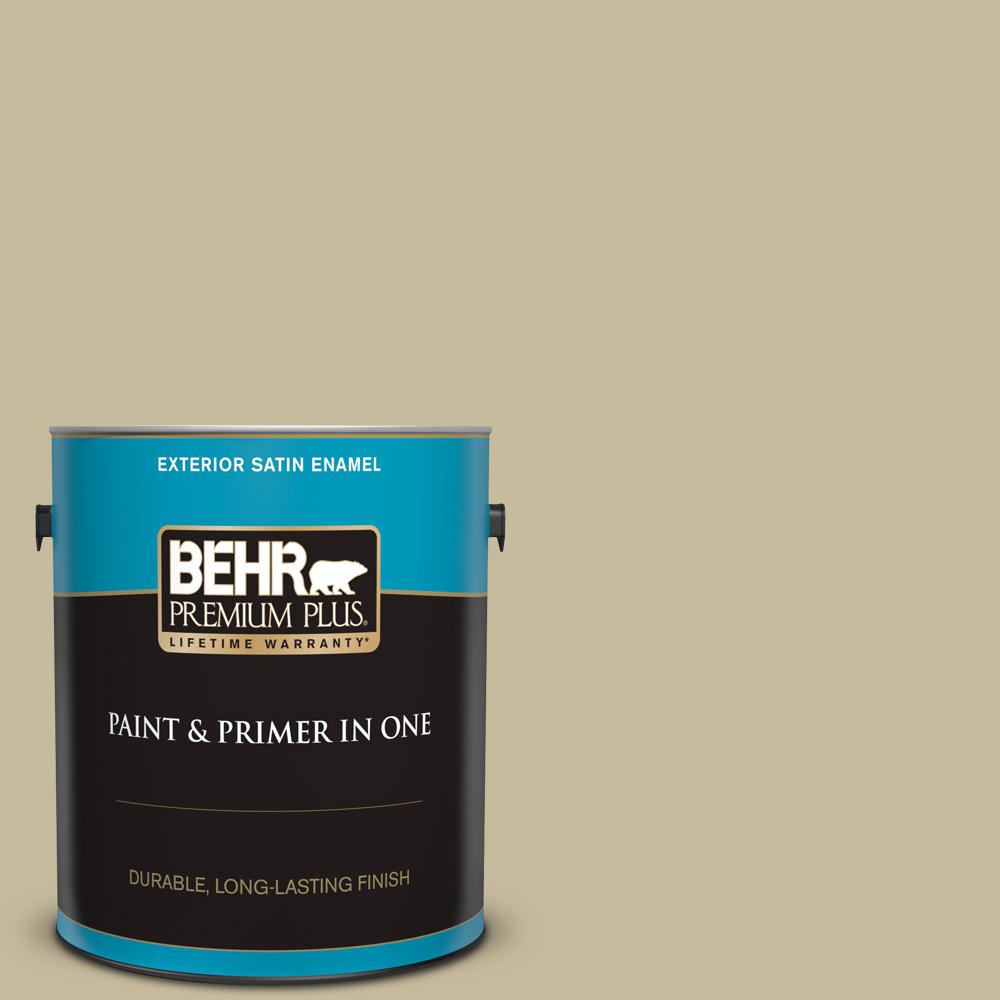 BEHR Premium Plus 1 gal. 760D4 Lion Satin Enamel