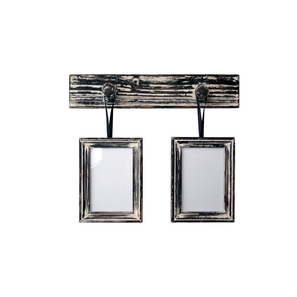 Delaware Wood 2 Photo Wall Frame U18871a The Home Depot