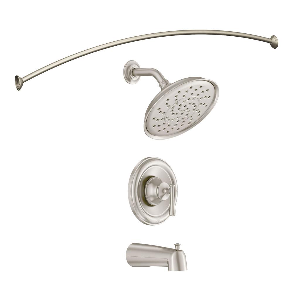 Moen Ashville Single Handle 1 Spray Tub Shower Faucet With