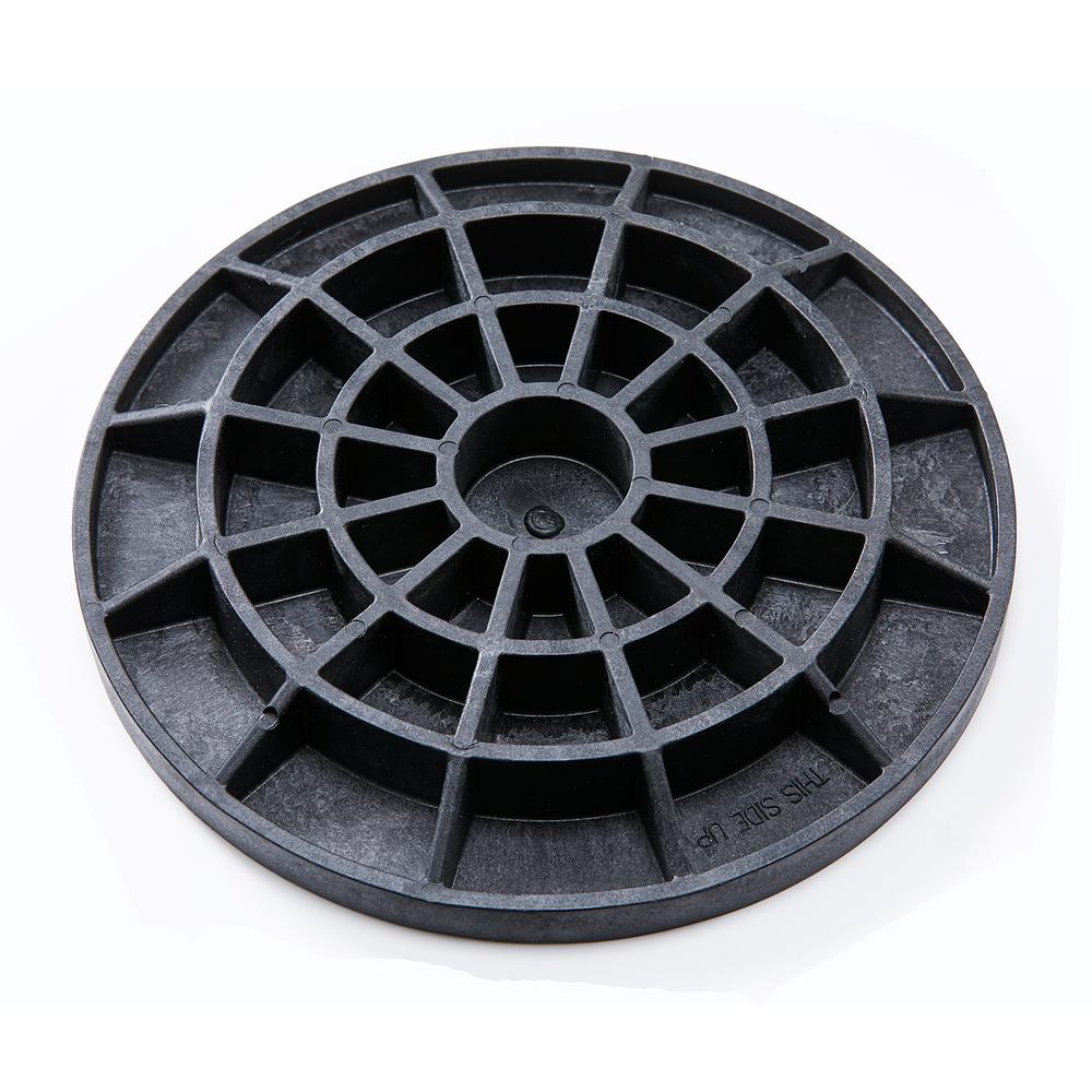 FootingPad 12 in. Dia x 1.5 in. 2.1 lb Composite Post Foundation121