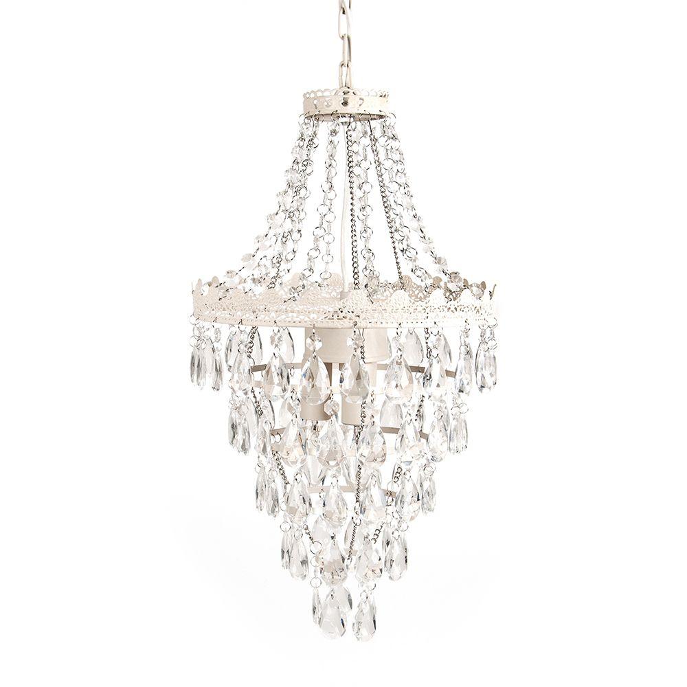1 Light Antique White Diamond Pendant Lamp Chandelier 1 Light Antique White Diamond Pendant Lamp Chandelier