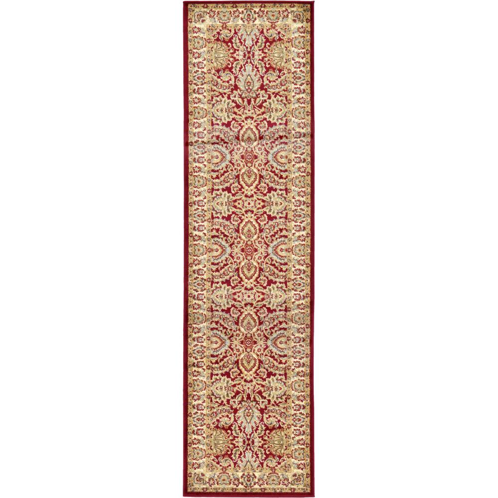 Unique Loom Bokhara Red 2 ft. 7 in. x 10 ft. Runner3126443 The Home