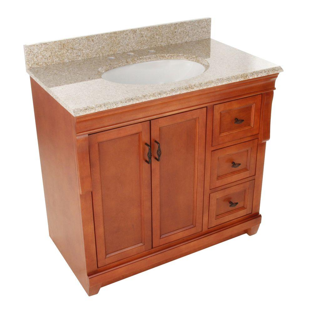 Home Decorators Collection Naples 37 in. W x 22 in. D Bath Vanity in