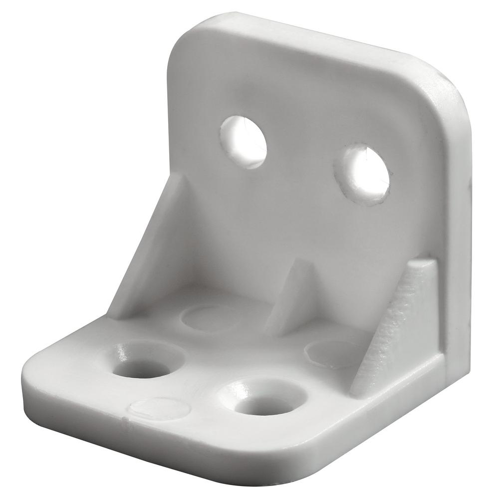 Plastic Angle Corner Connector 1 4 In X Plastic Angle Corner Connector 1 4 In X White 50 Pack 9220854 The Home Depot