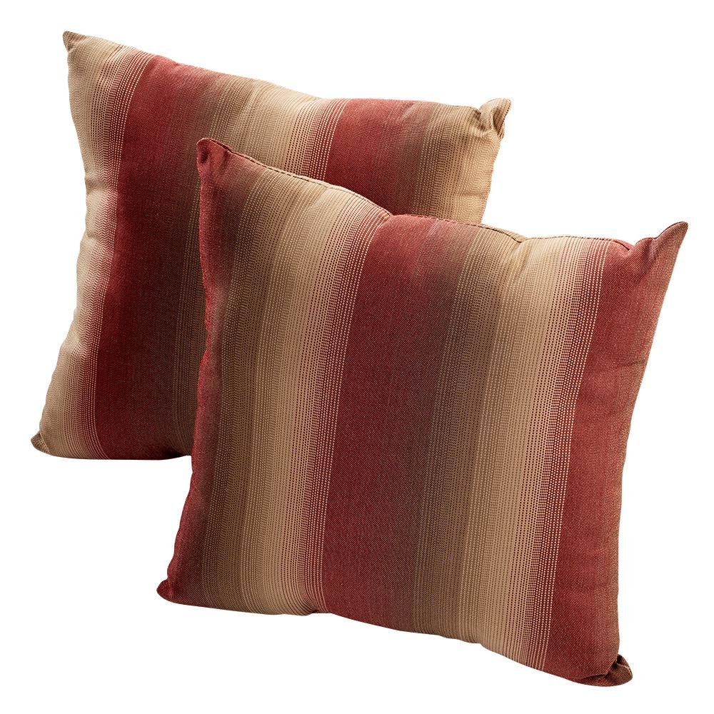 red throw pillows