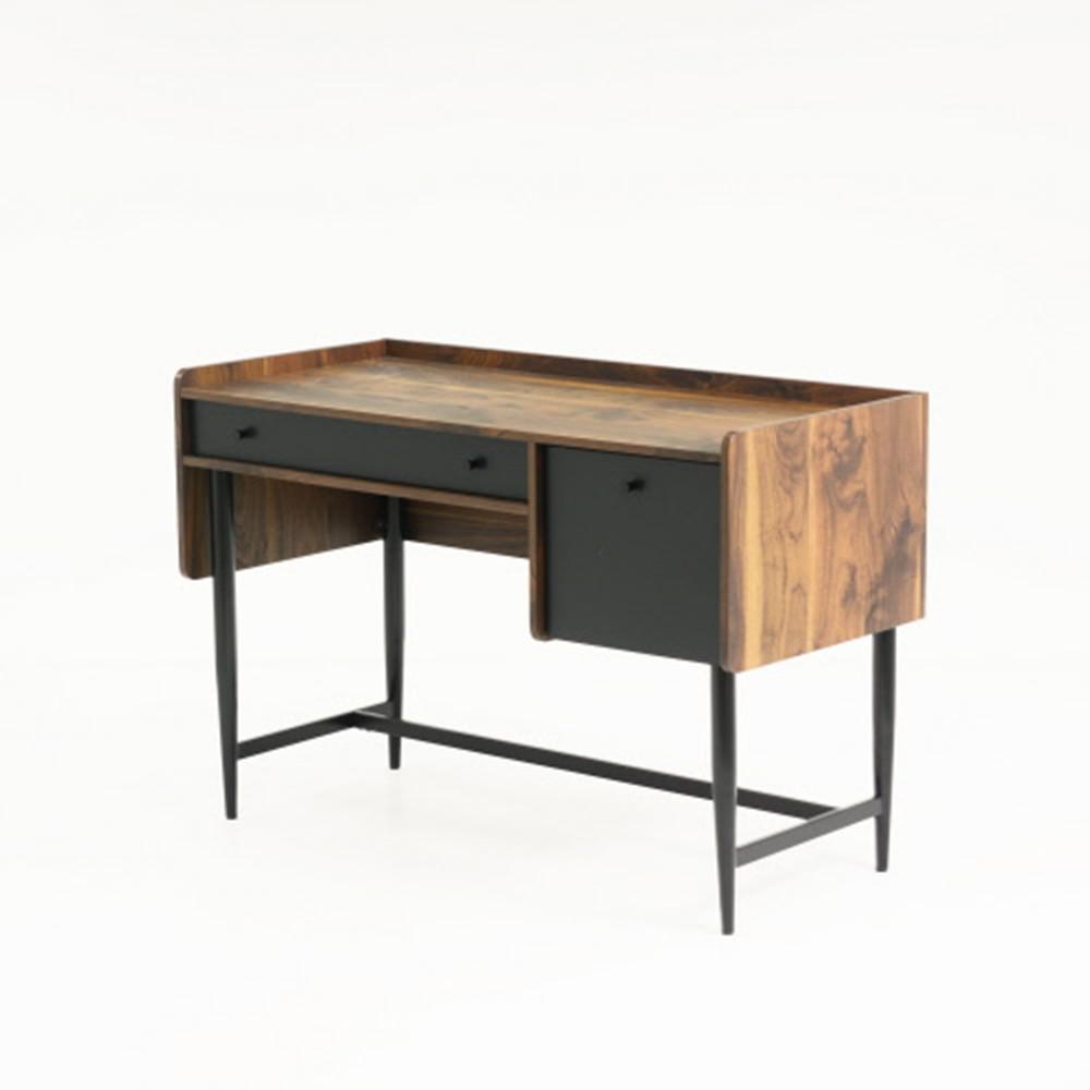 Modern Walnut Wood Desks Home Office Furniture The Depot Harvey Park Grand Walnut Desk With File Drawer