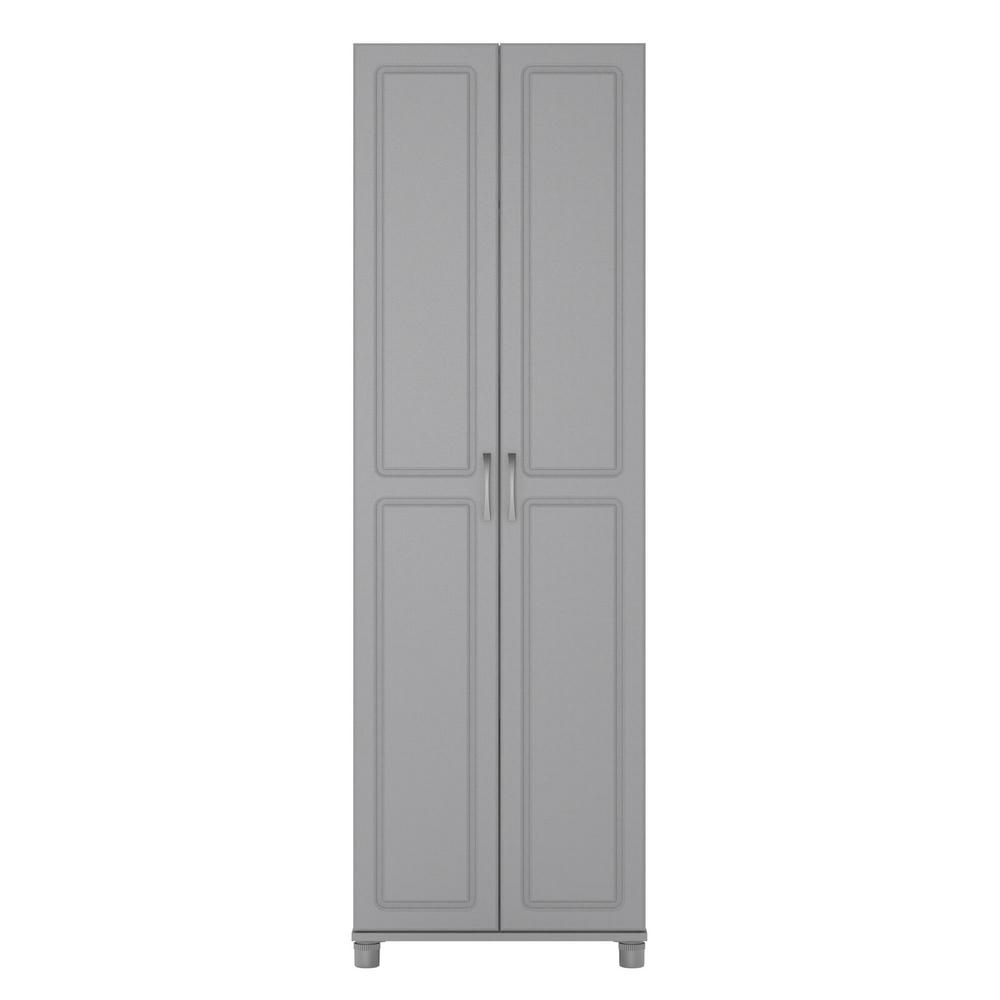 Ameriwood Home Trailwinds 36 In Ashen Gray Utility Storage