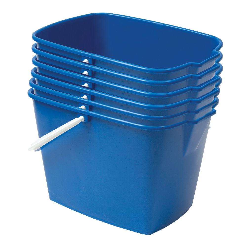 Ti-Dee American 15 Qt. Heavy Duty Rectangular Utility Mop Bucket (6-Pack) by Ti-Dee American