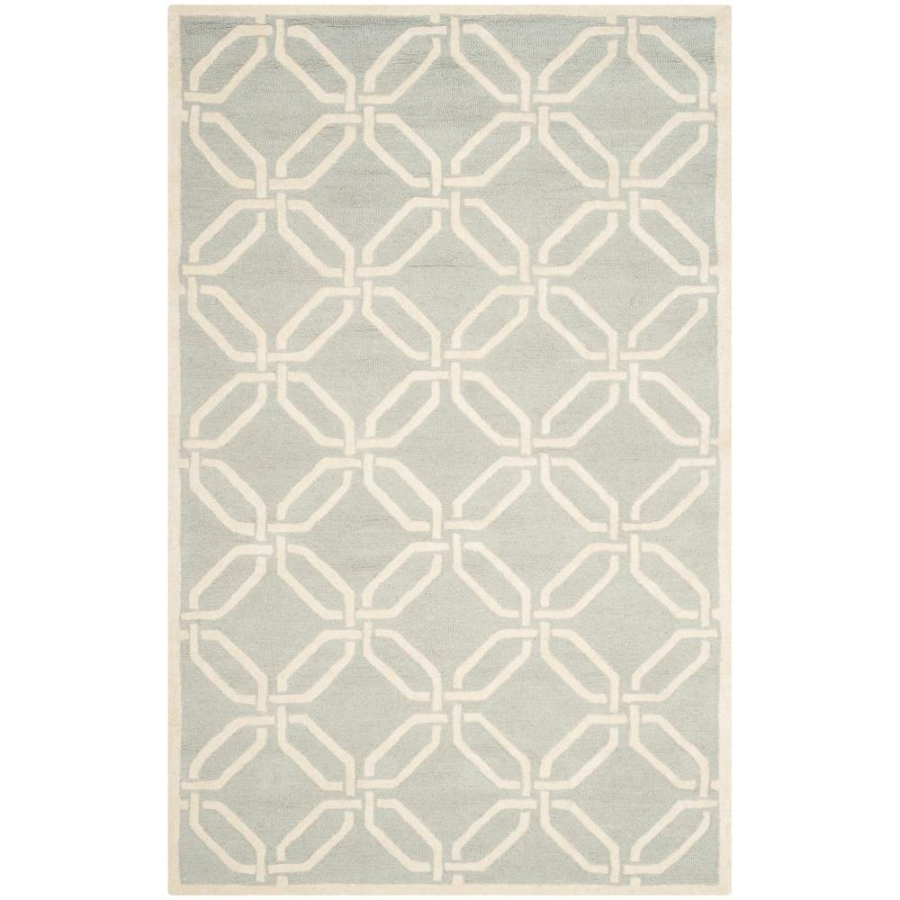 Safavieh Dip Dye Ivory Light Grey 3 Ft X 5 Ft Area Rug DDY683C 3 safavieh-dip-dye-ivory-light-grey-3-ft-x-5-ft-area-rug-ddy683c-3