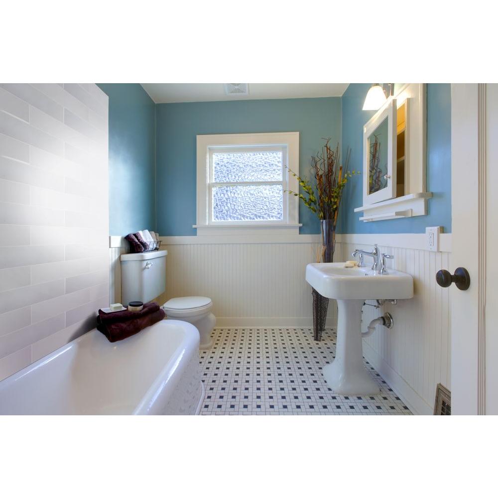 Msi White Glossy 4 In X 16 Glazed Ceramic Wall Tile 0 44 Sq Ft Msi White Glossy 4 In X 16 Glazed Ceramic Wall Tile 0 44 Sq Ft