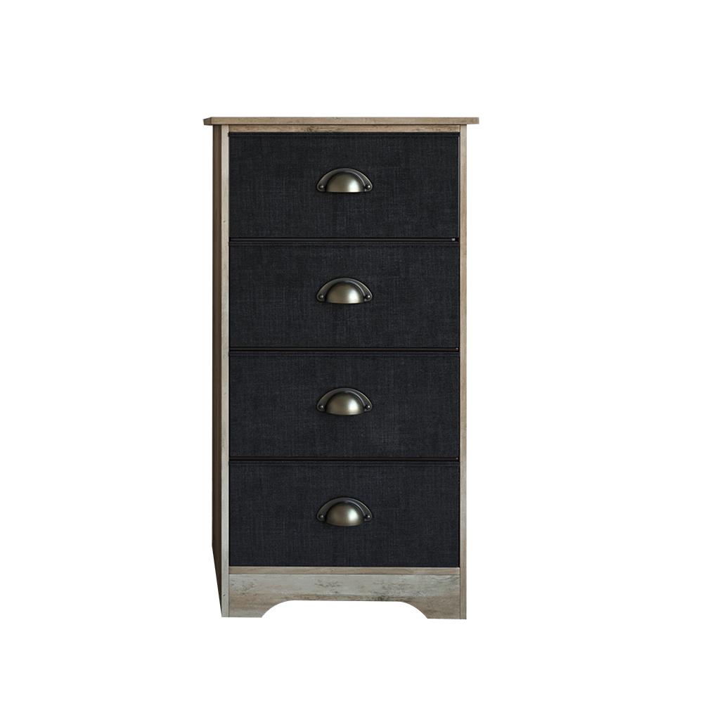 Modern Oak Dressers Chests Bedroom Furniture The Home Depot Calvin 4 Drawer Antique Dry Gray Oak Wood Dresser With Br Metal Handle