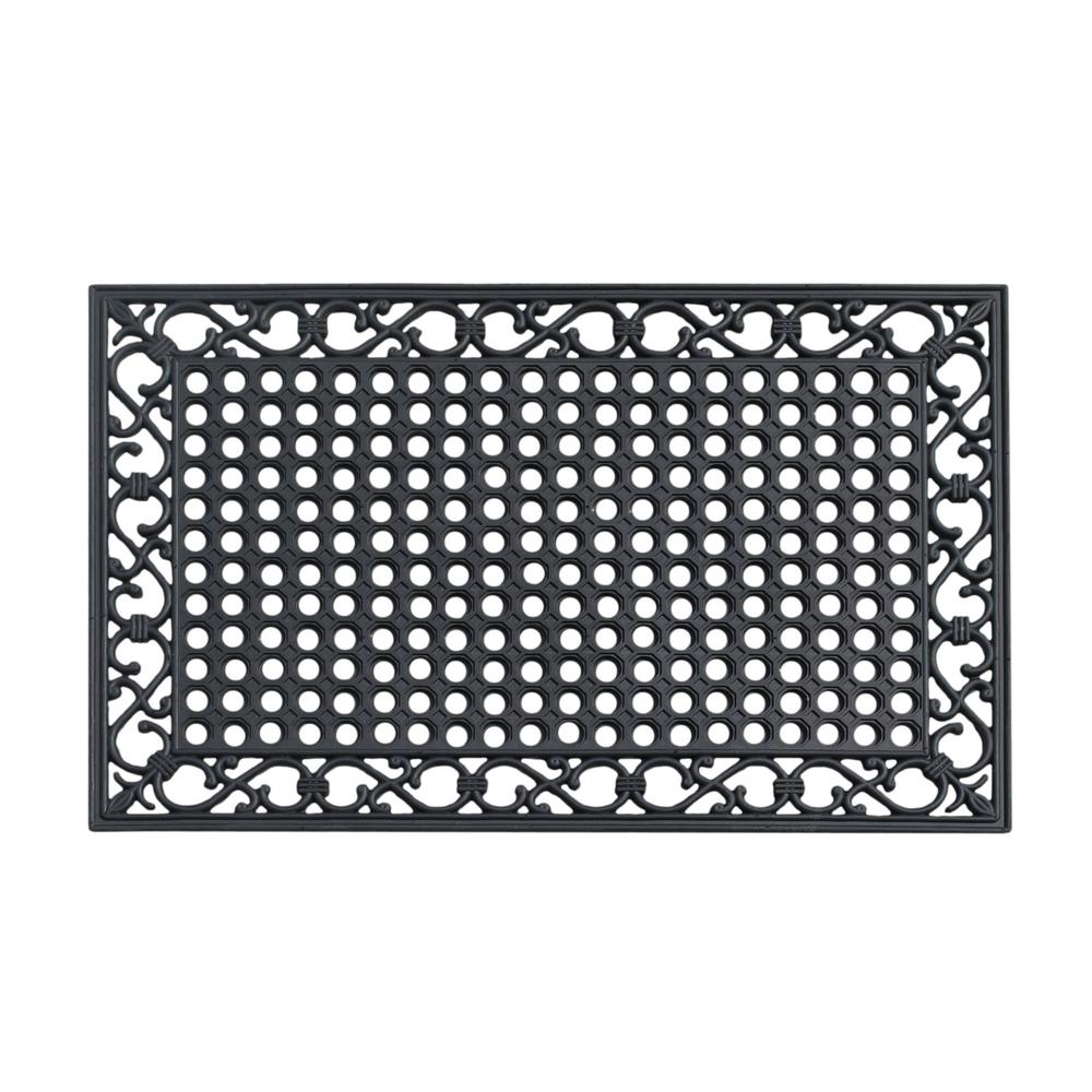 A1hc First Impression Zander 24 In X 39 In Rubber Door Mat