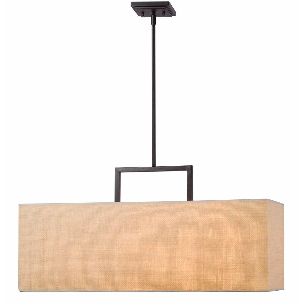 Kenroy Home Emilio 3 Light Bronze Pendant 93423brz The Depot Kenroy Home Emilio 3 Light Bronze Pendant