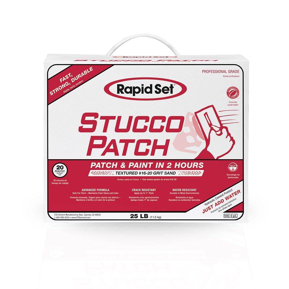 Rapid set stucco patch