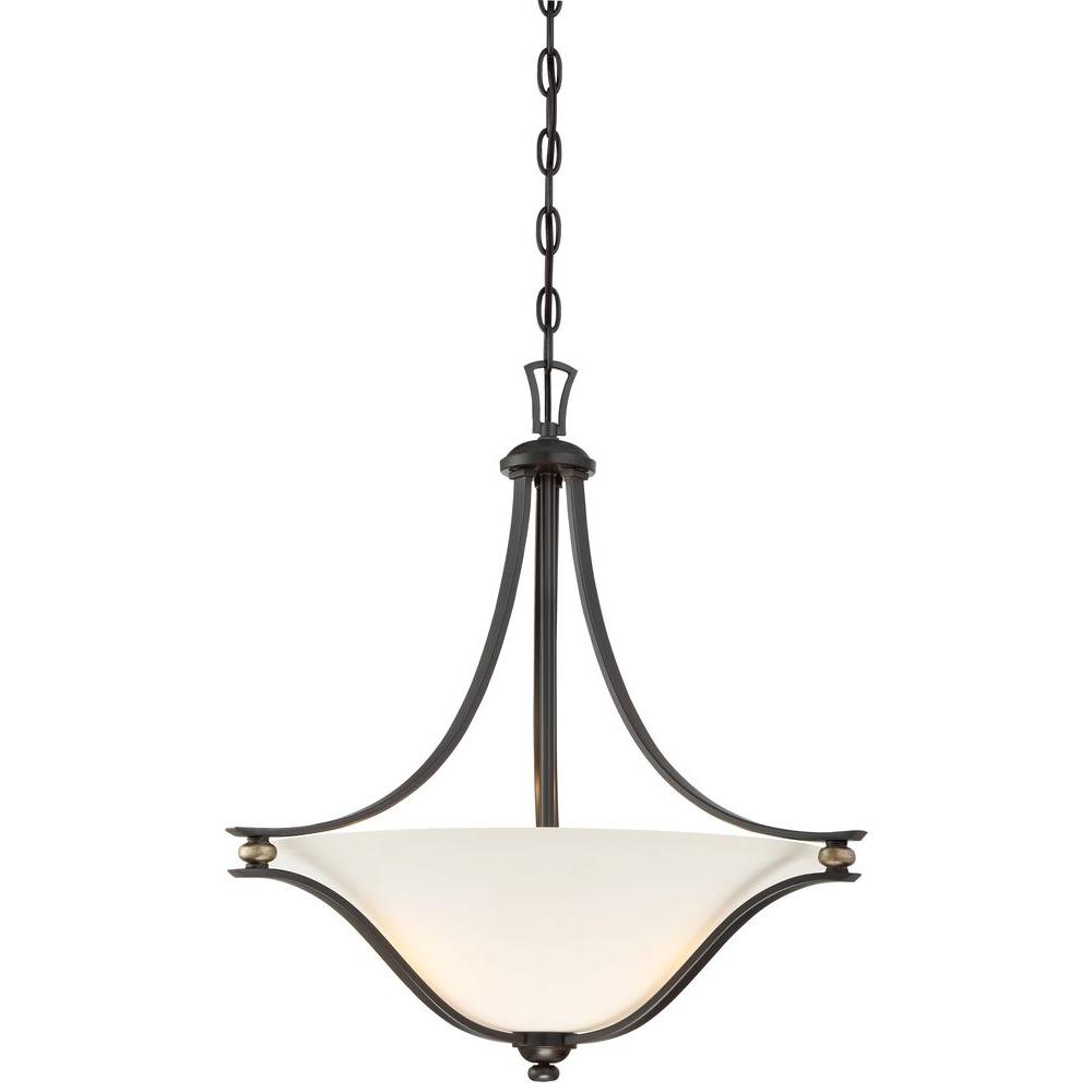 Minka Lavery Shadowglan 3 Light Lathan Bronze Bowl Pendant 3284 589 Minka Lavery Shadowglan 3 Light Lathan Bronze Bowl Pendant