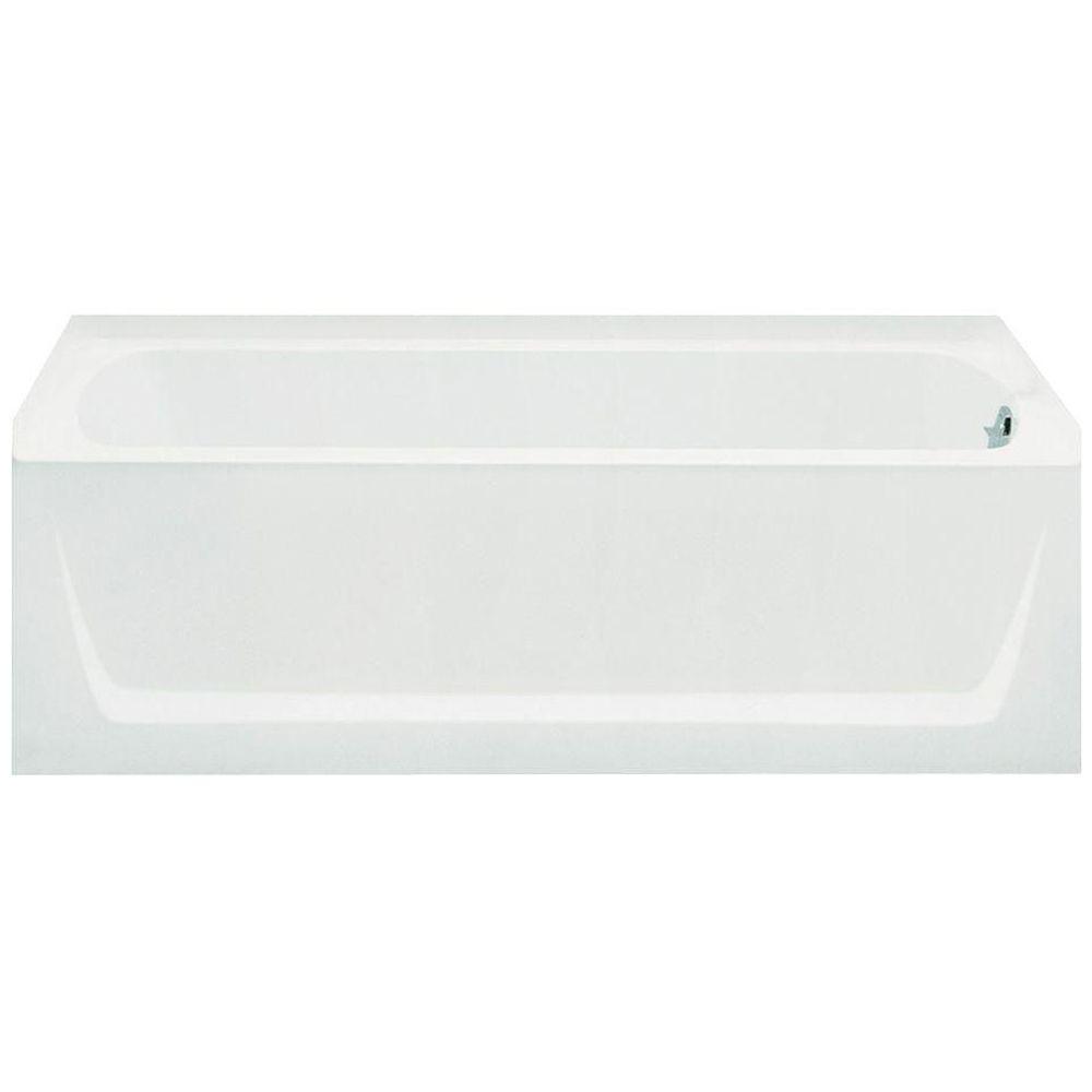 STERLING Ensemble 5 ft. Right Drain Rectangular Alcove Bathtub in White