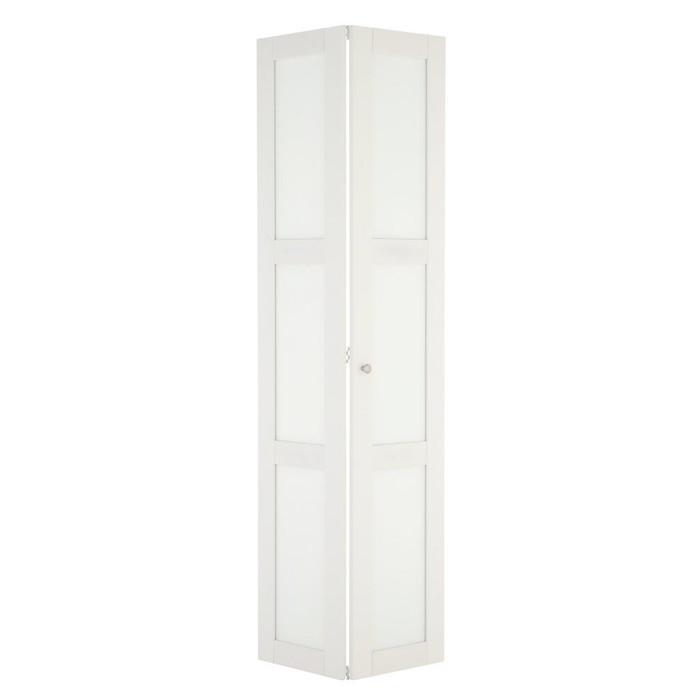 Truporte 30 In X 80 50 3080 Series 3 Lite Tempered Frosted Glass Off White Composite Interior Closet Bi Fold Door 247252 The Home Depot - Frosted Glass Bifold Doors Truporte 30 In X 80 50 3080 Series 3 Lite Tempered Frosted Glass Off White Composite Interior Closet Bi Fold Door 247252 The Home Depot - Frosted Glass Bifold Doors