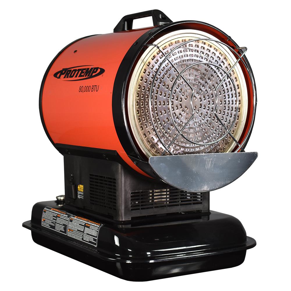 ProTemp 80,000 BTU Radiant Kerosene/Diesel Space Heater with Silent