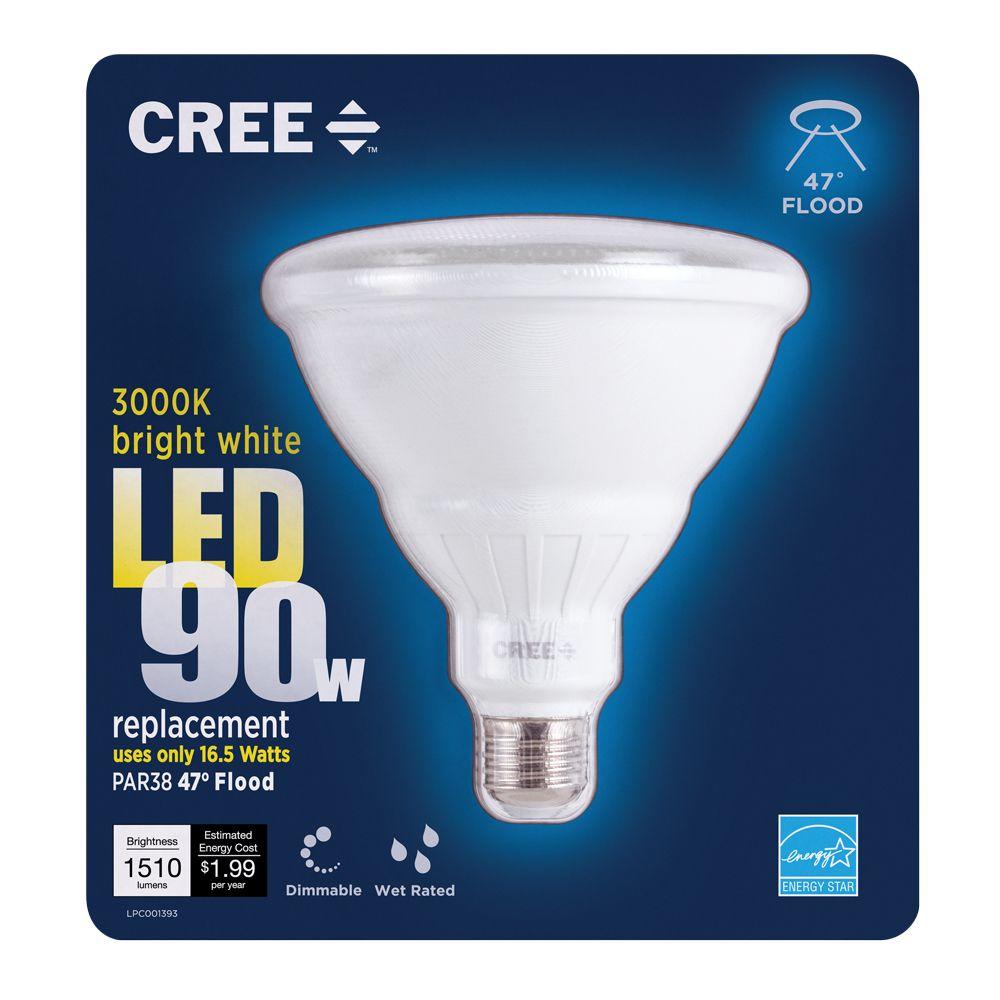Cree FLD-304-40-YM-06-D-UL-WH-700 LED Flood Luminaire with 40 Degree Optic