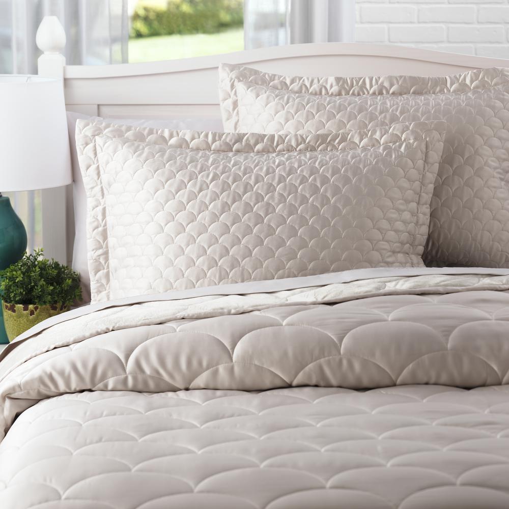 Nikki Chu Soft Pewter Queen Pillow Cover Sh000562 Q Pewt The