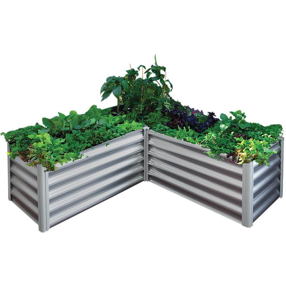 Galvanized Steel Raised Garden Beds Center The Home Depot - Galvanized Steel And Wood Garden Beds Galvanized Steel Raised Garden Beds Center The Home Depot - Galvanized Steel And Wood Garden Beds