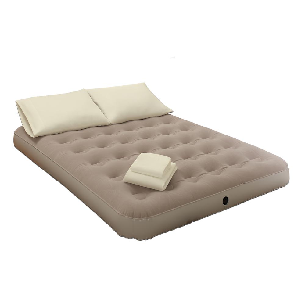 Guestroom Survival Kit Queen 9 In Ivory Bedding And Air Mattress Guestroom Survival Kit Queen 9 In Ivory Bedding And Air Mattress Set