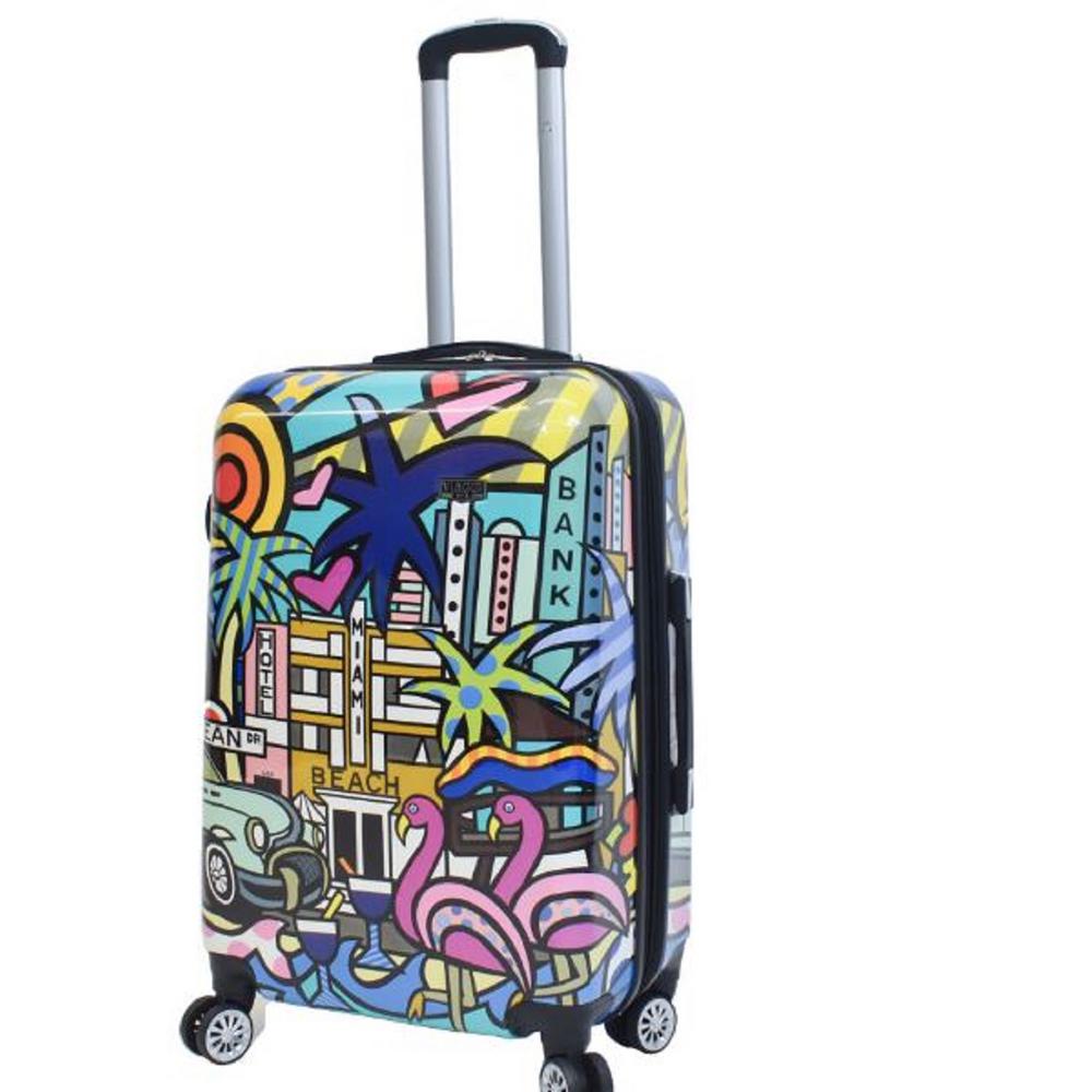 designer rolling luggage