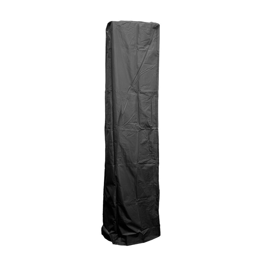 Square Glass Tube Patio Heater Cover - Black - AZ Patio Covers