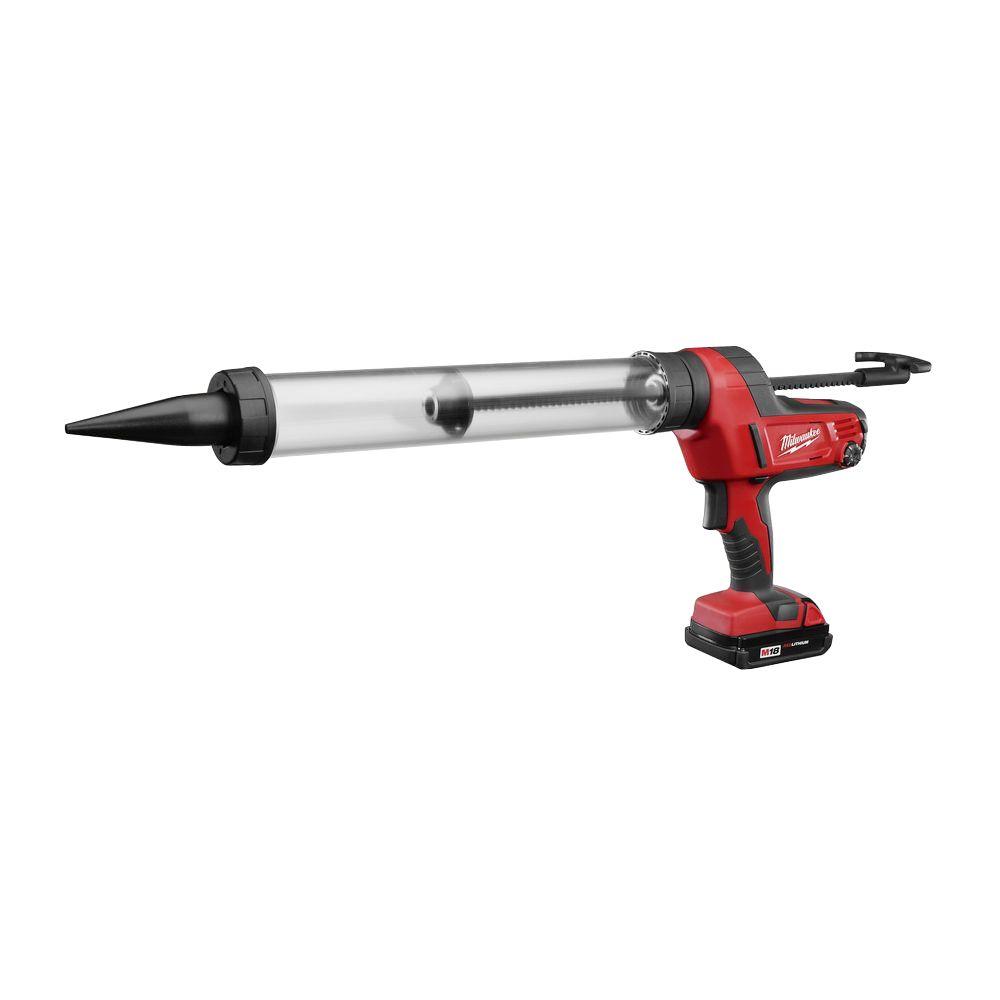 Milwaukee M18 18-Volt Lithium-Ion Cordless 20 oz. Caulk and Adhesive Gun Kit... by Milwaukee