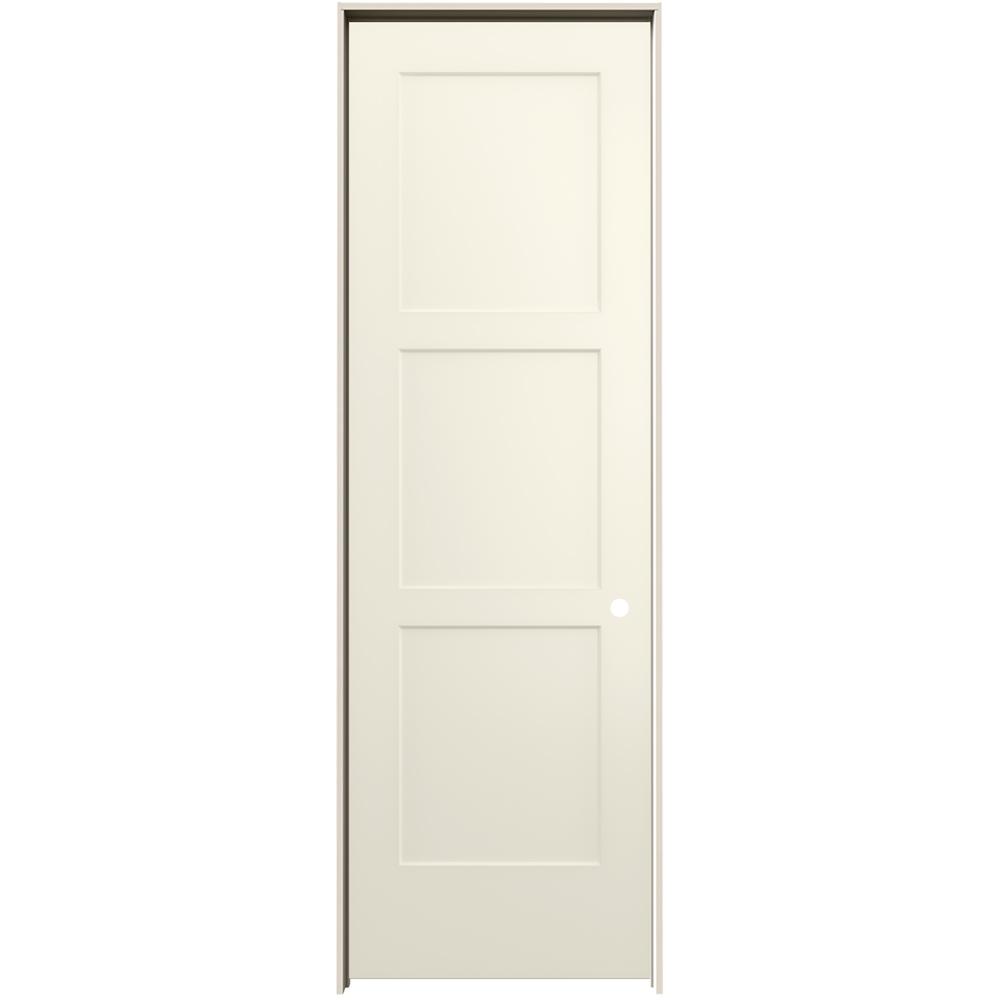 Jeld Wen 30 In X 96 In Birkdale French Vanilla Paint Left Hand