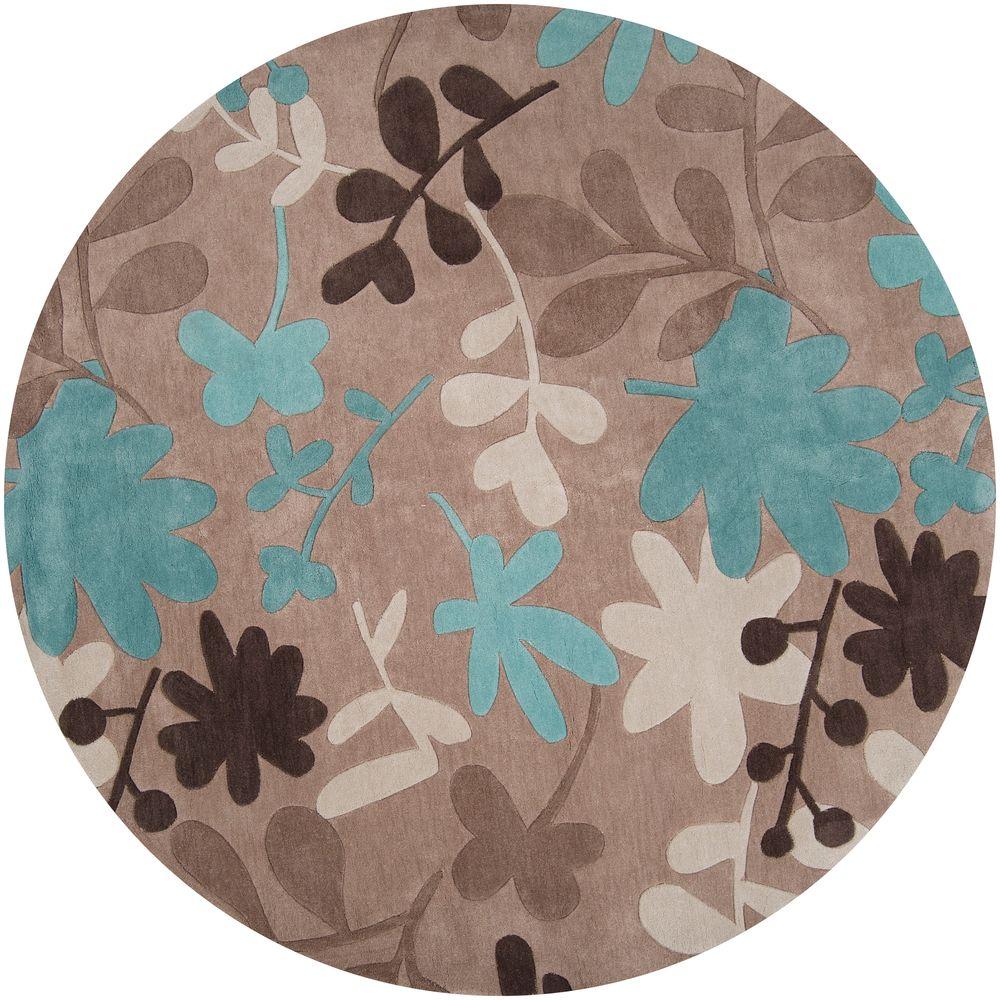 Artistic Weavers Meredith Taupe 8 Ft X Round Area Rug Mere Artistic Weavers Meredith Taupe 8 Ft X Round Area Rug