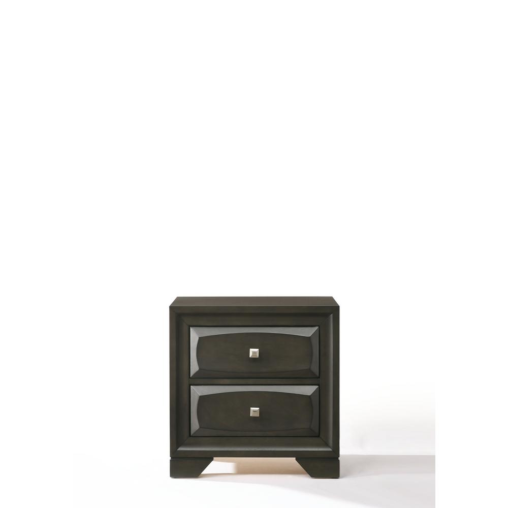 Acme Furniture Soteris Antique Gray Nightstand 26543 The Home Depot