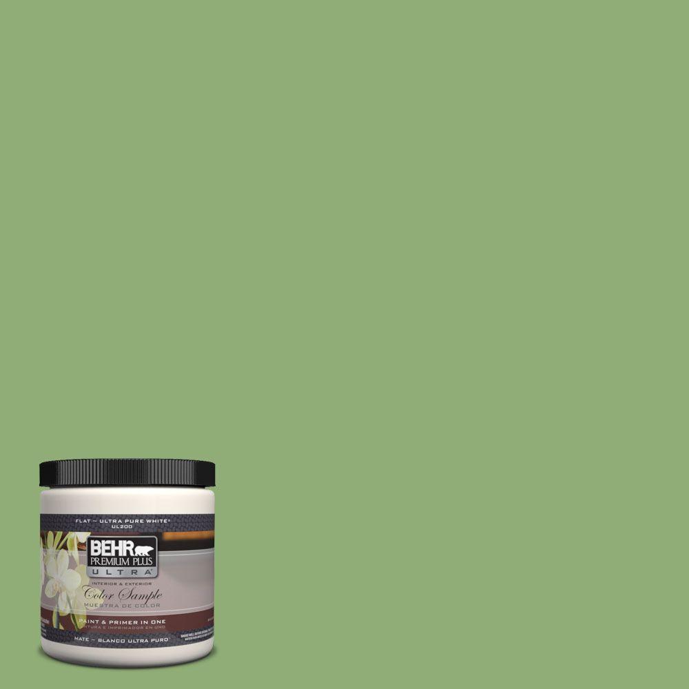 Behr Premium Plus Ultra 8 Oz 430d 5 Geranium Leaf Matte Interior 430d 5 Geranium Leaf Matte Interior Exterior Paint And Primer In One Sample