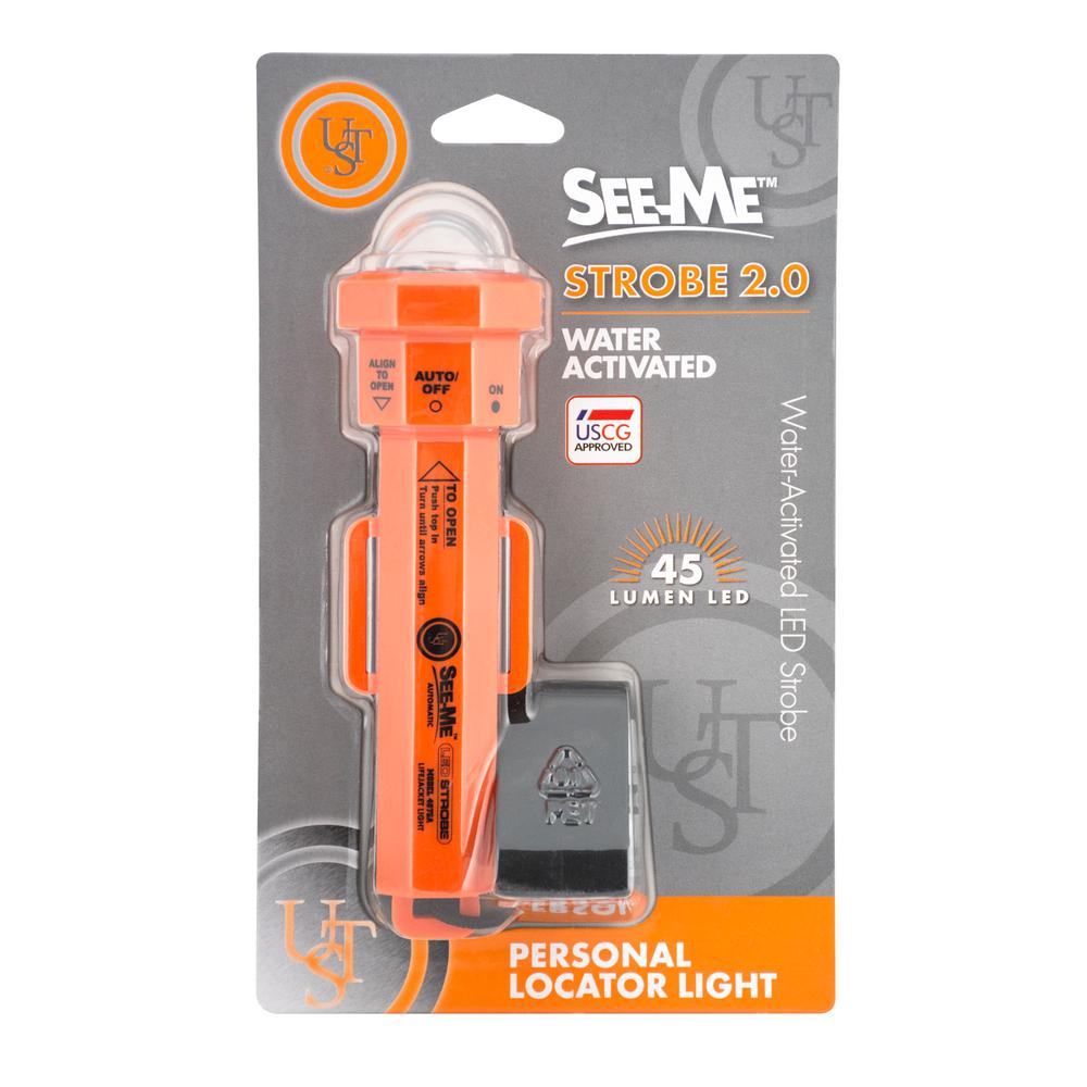 UST Waterproof Flashlight Battery Powered LED Strobe204075A08 The