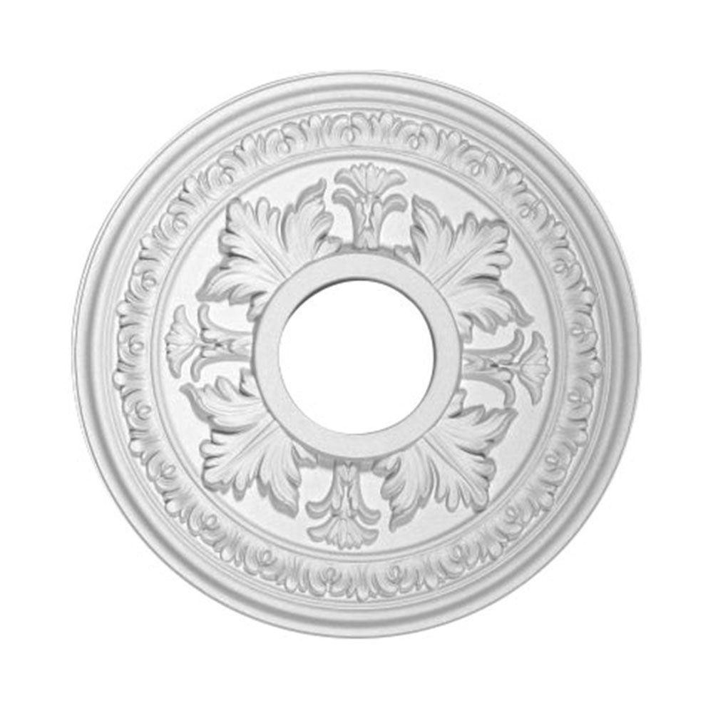 American Pro Decor 15 1 2 In X 1 1 2 In Floral Polyurethane Ceiling Medallion