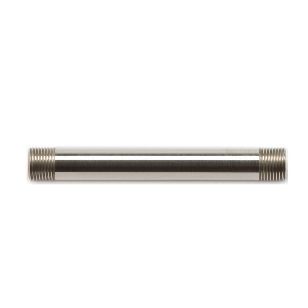 Moen 6 In Straight Shower Arm Brushed Nickel 116651bn The Home Straight Shower Arm In Brushed Nickel