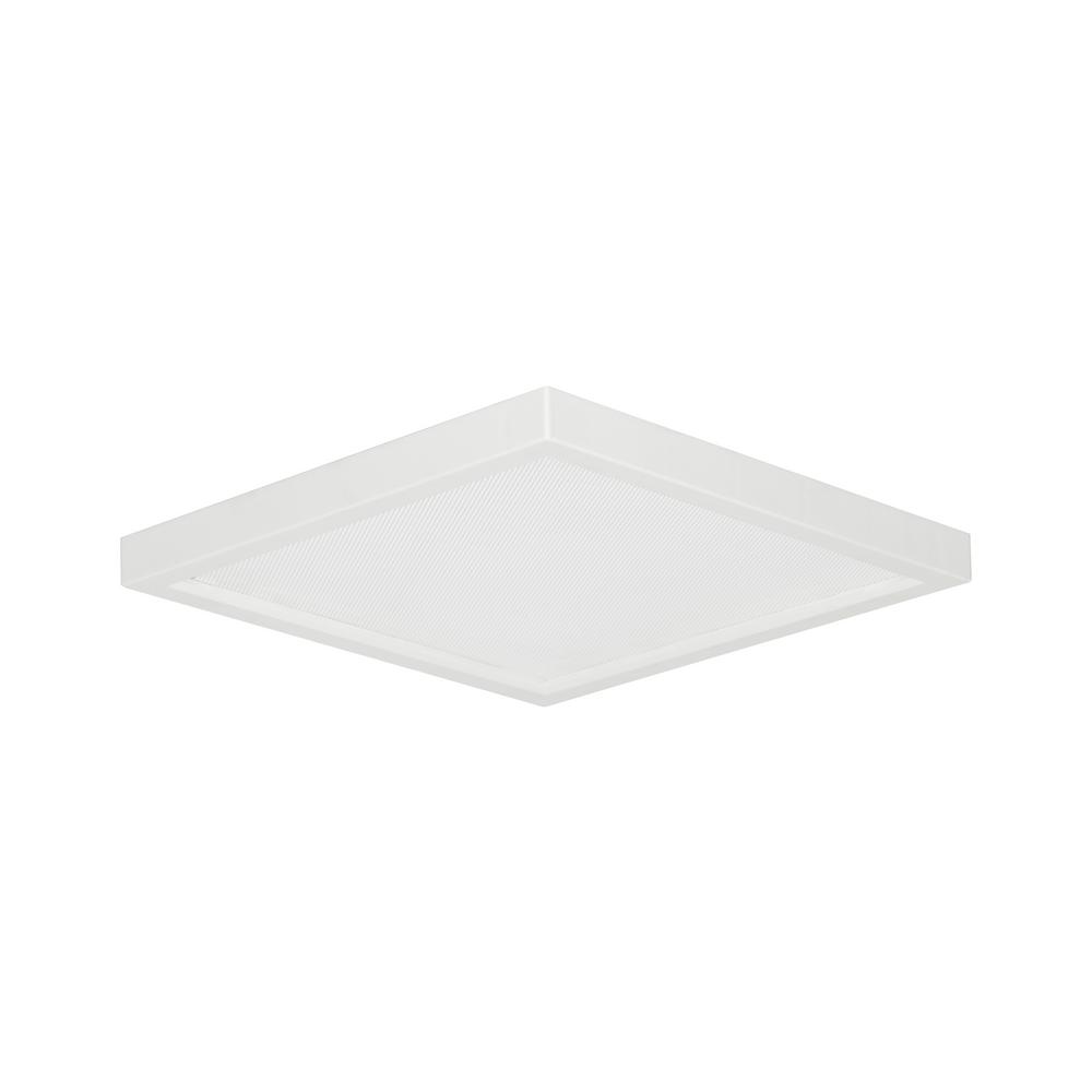 ge cool white led 19 flush mount