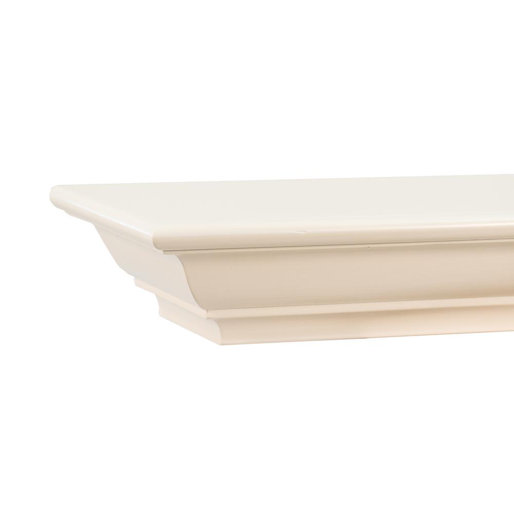 Builders Choice Traditional 5 Ft Pre Finished White Finger Joint Pre Finished White Finger Joint Poplar Cap