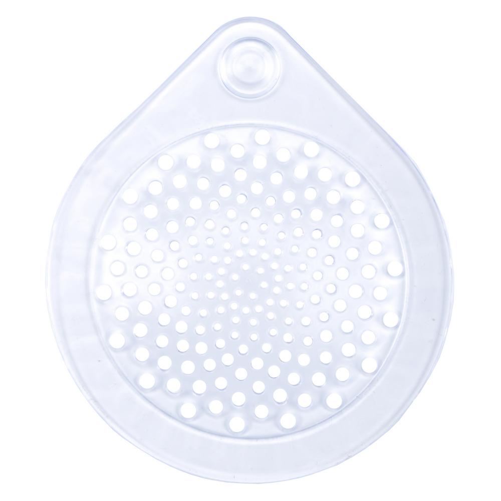 SlipX Solutions Water Drop Hair Catcher in Clear by SlipX Solutions