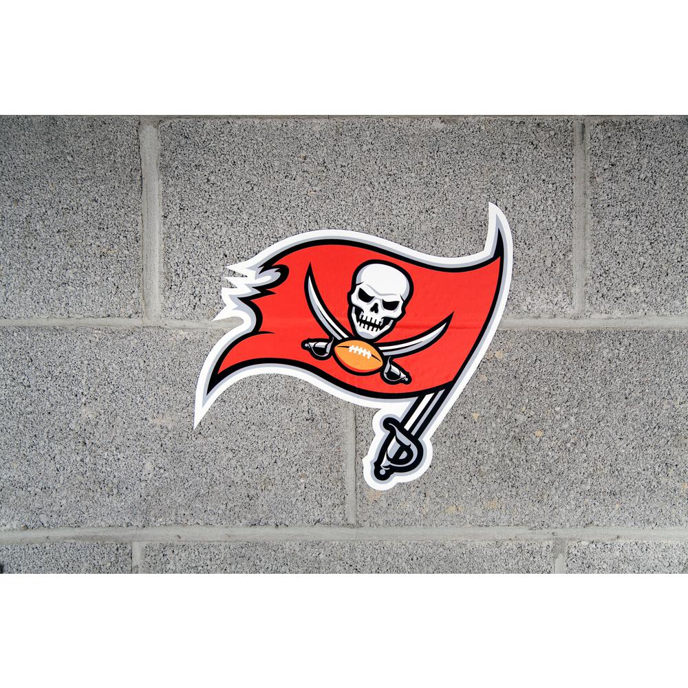 Red NFL Tampa Bay Buccaneers Home State Automotive Decal 5