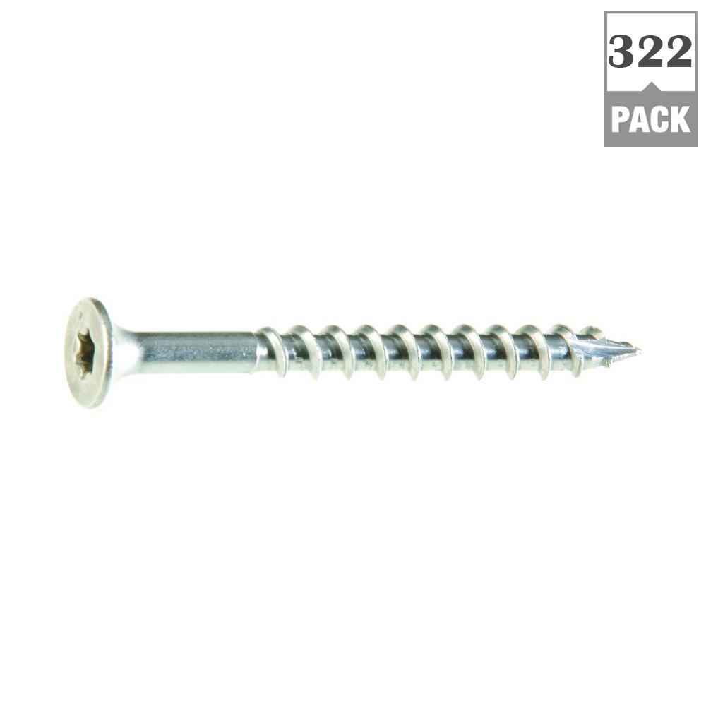 Grip-rite #10 X 3 In. Stainless Steel Deck Screw (5 Lb-pack)-maxs62714 