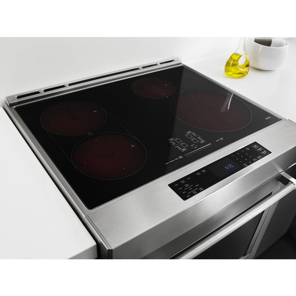 Kitchenaid 7 1 Cu Ft Slide In Induction Range With Self Cleaning