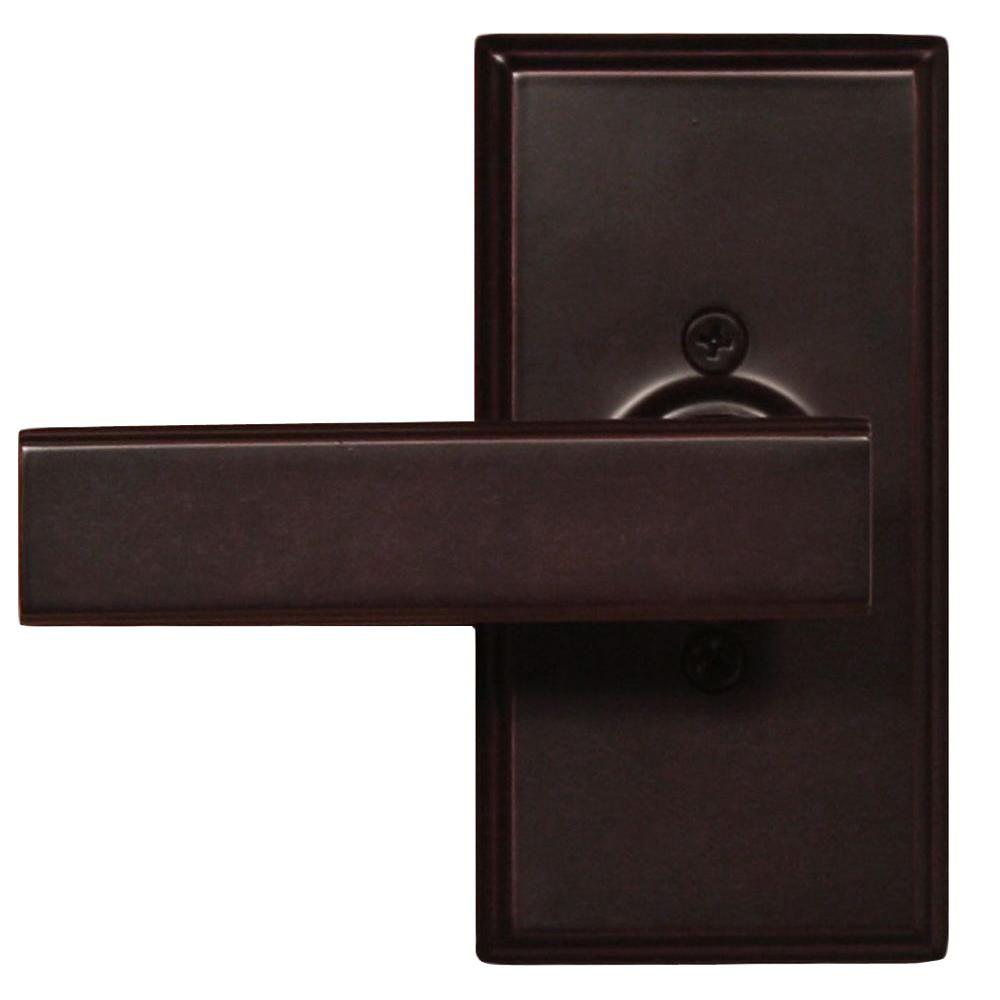 Weslock Elegance OilRubbed Bronze Woodward HalfDummy Utica Door Lever