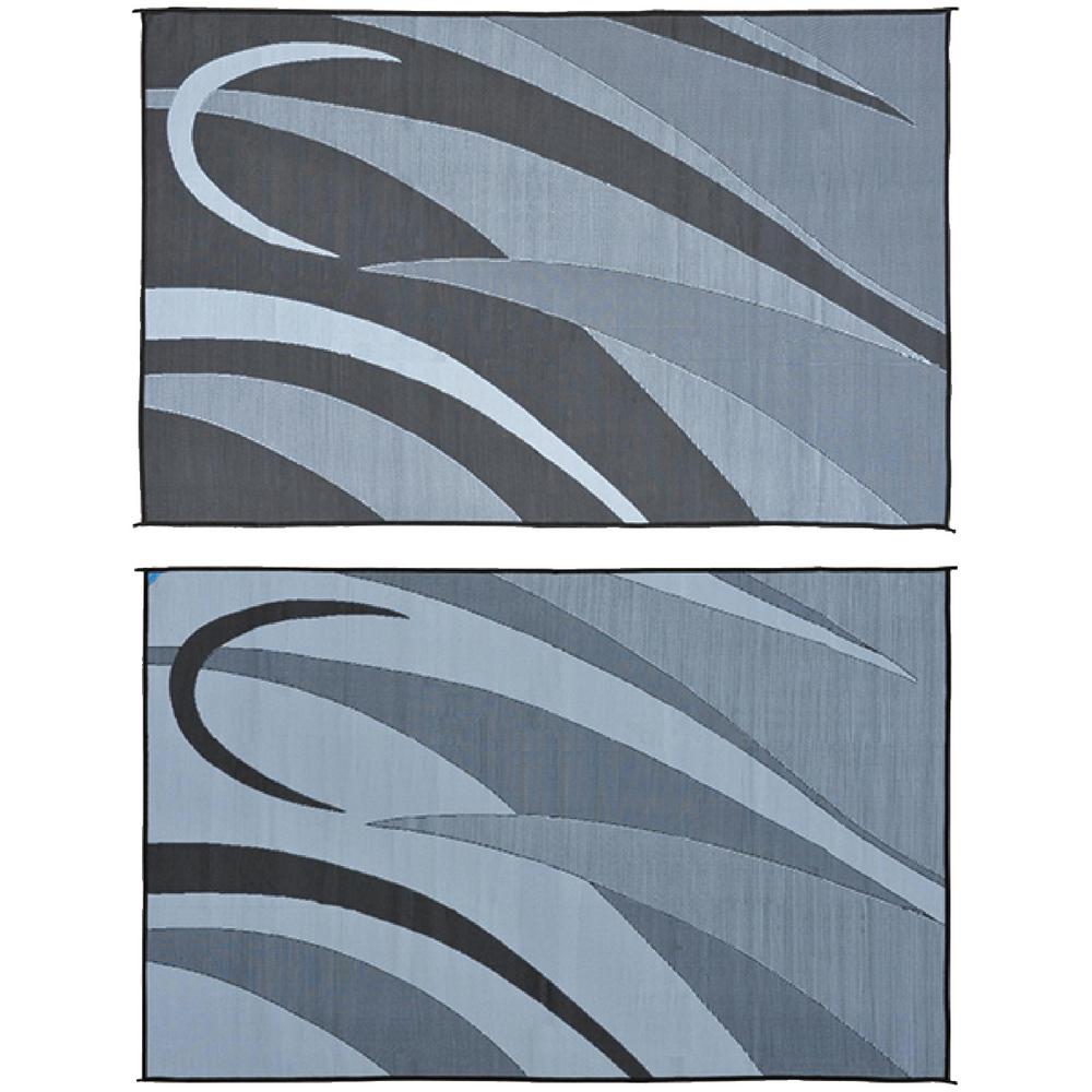 Polypropylene Patio Mats Compare Prices At Nextag Ming S Mark 8 Ft X 16 Graphic Black Silver Reversibl
