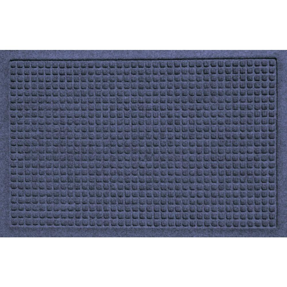 Bungalow Flooring Aqua Shield Squares Navy 17 5 In X 26 Door Aqua Shield Squares Navy 17 5 In X 26 Door Mat